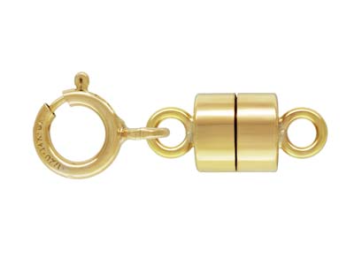 Gold Filled Magnetic Clasp         Converter With Bolt Ring - Standard Image - 1