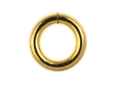 Gold Filled Closed Jump Ring 5mm   Pack of 5