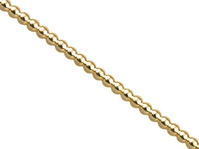 Gold Filled Beaded Wire 3mm - Standard Image - 1