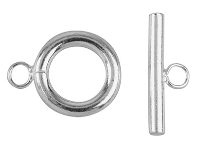 Surgical Steel Ring And Toggle     Clasps Pack of 4 - Standard Image - 1