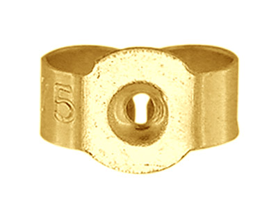 9ct Yellow Gold Scroll Medium, 100% Recycled Gold - Standard Image - 3