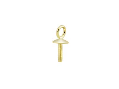 9ct Yellow Gold Pendant Cup Pearl  Drop With Thread - Standard Image - 1