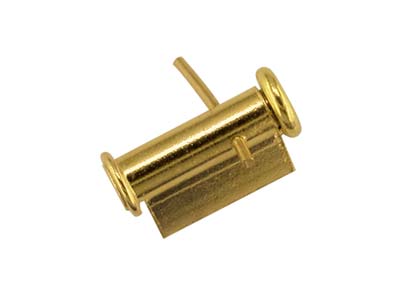 18ct Yellow Gold Tube Brooch Catch 6.5m Side Opening
