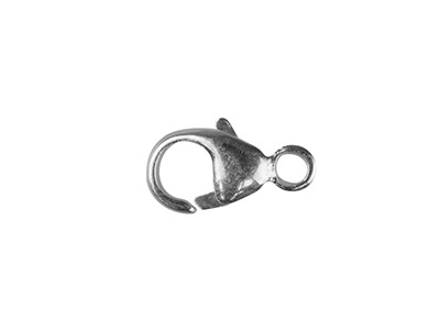 18ct White Gold Oval Trigger Clasp 9mm - Standard Image - 1