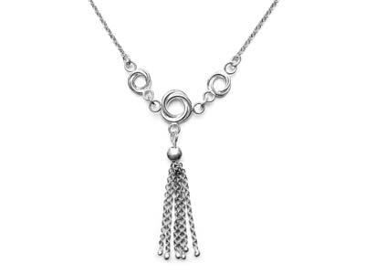 Argentium Silver Tassel Necklace   Kit - Standard Image - 4