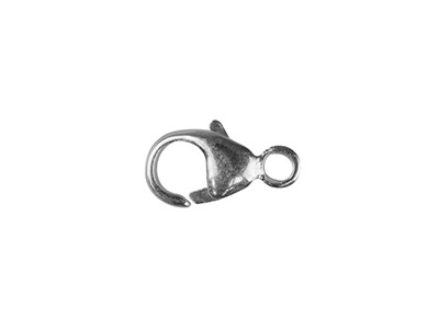 Sterling Silver Oval Trigger Clasp 8mm - Standard Image - 1