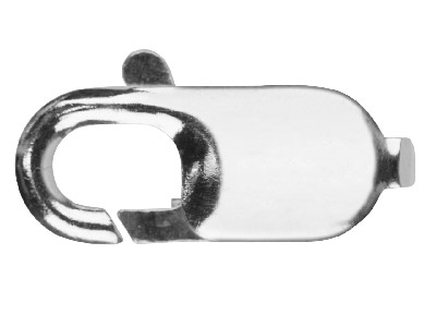 Sterling Silver Lobster Claw Oval  16mm - Standard Image - 1
