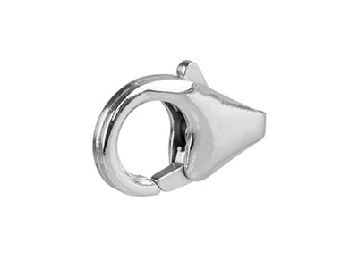 Sterling Silver Trigger Clasp 8mm - Standard Image - 2