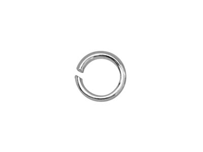 Sterling Silver Open Jump Ring     Light 3mm Pack of 50 - Standard Image - 2