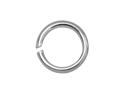 Sterling Silver Open Jump Ring     Light 5mm Pack of 50 - Standard Image - 2