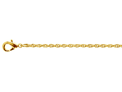 Gold Plated 1.8mm Rope Chain       18