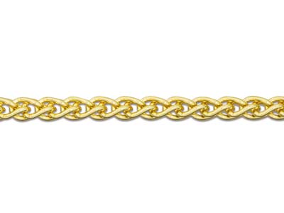18ct Yellow Gold 1.5mm Spiga Chain 18