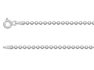 Sterling Silver 2.2mm Ball Chain    18