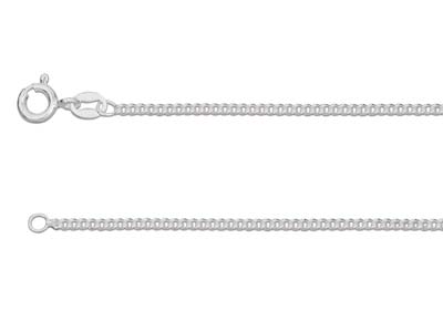Sterling Silver 1.7mm Curb Chain    16