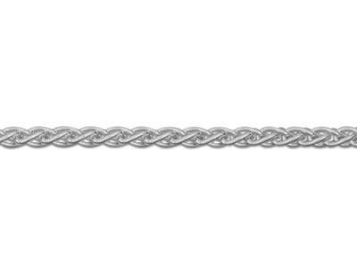 Sterling Silver 1.5mm Spiga Chain   24