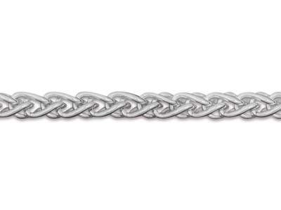 Sterling Silver 2.5mm Spiga Chain  18