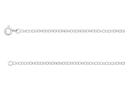 Sterling Silver 1.7mm Trace Chain   22