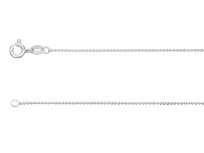 Sterling Silver 1.0mm Ball Chain    1845cm Unhallmarked 100 Recycled Silver