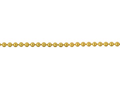 Gold Filled 1.2mm Loose Ball Chain - Standard Image - 1