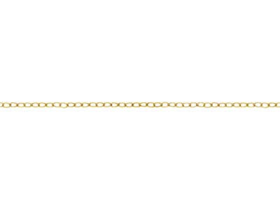 Gold Filled 1.3mm Loose Plain Trace Chain - Standard Image - 1