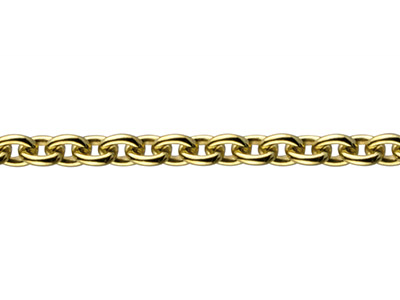 9ct Yellow Gold 1.9mm Loose Cable  Chain - Standard Image - 2