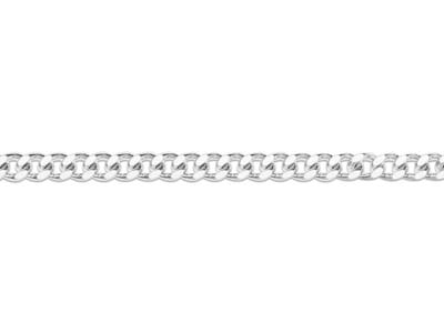 Sterling Silver 5.5mm Loose Flat   Curb Chain