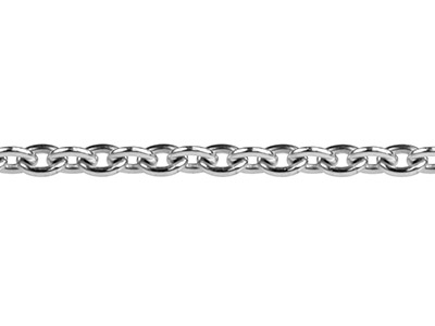 Sterling Silver 1.1mm Loose Trace  Chain, 100% Recycled Silver - Standard Image - 2