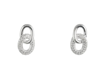 Sterling-Silver-Double-Circle-Link-St...