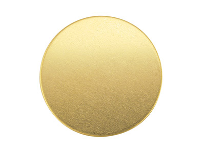 9ct Yellow Gold Blank Fb01300      1.00mm X 13mm Fully Annealed Round 13mm, 100% Recycled Gold - Standard Image - 1