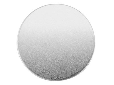 Sterling Silver Blank Fb01200      0.50mm X 12mm Fully Annealed Round 12mm, 100% Recycled Silver - Standard Image - 1
